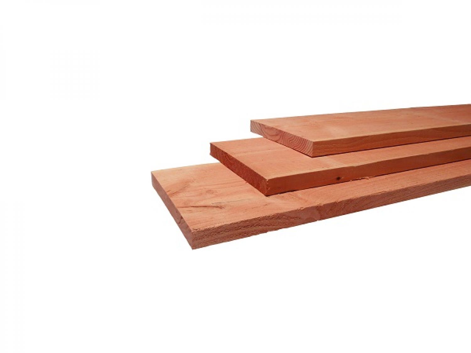 Fijnbezaagde plank Douglas 2,2x20x500 cm - blank