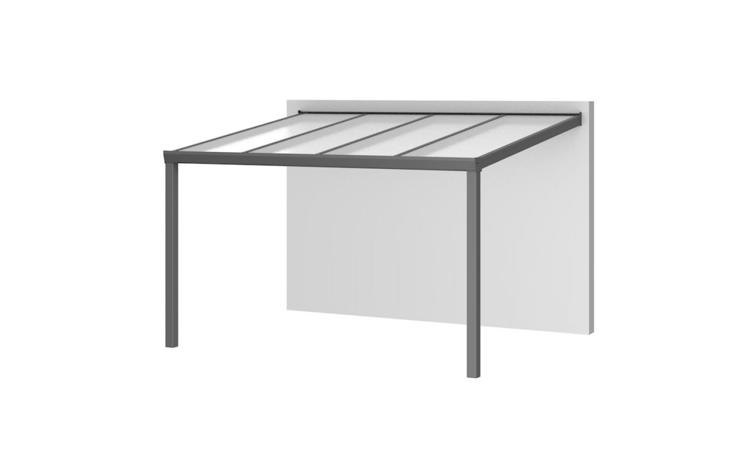 Aluminium aanbouwveranda Velvetline 400x350 cm - Polycarbonaat dak
