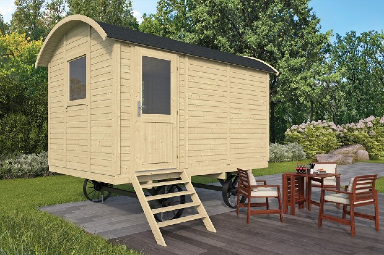 Pipowagen / Zigeunerwagen Joey 237x360 cm