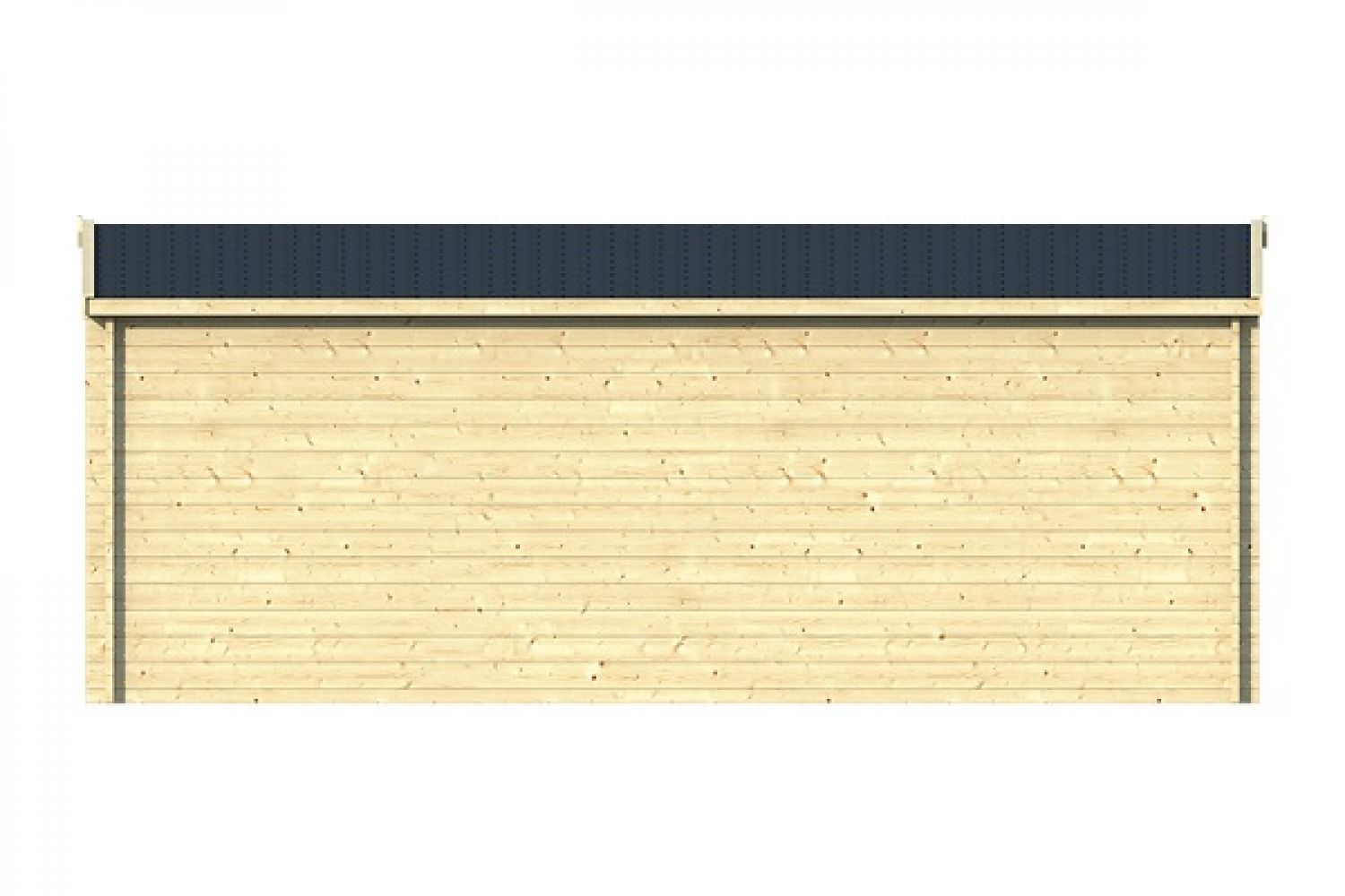 Achterizijde tuinhuis Dianne