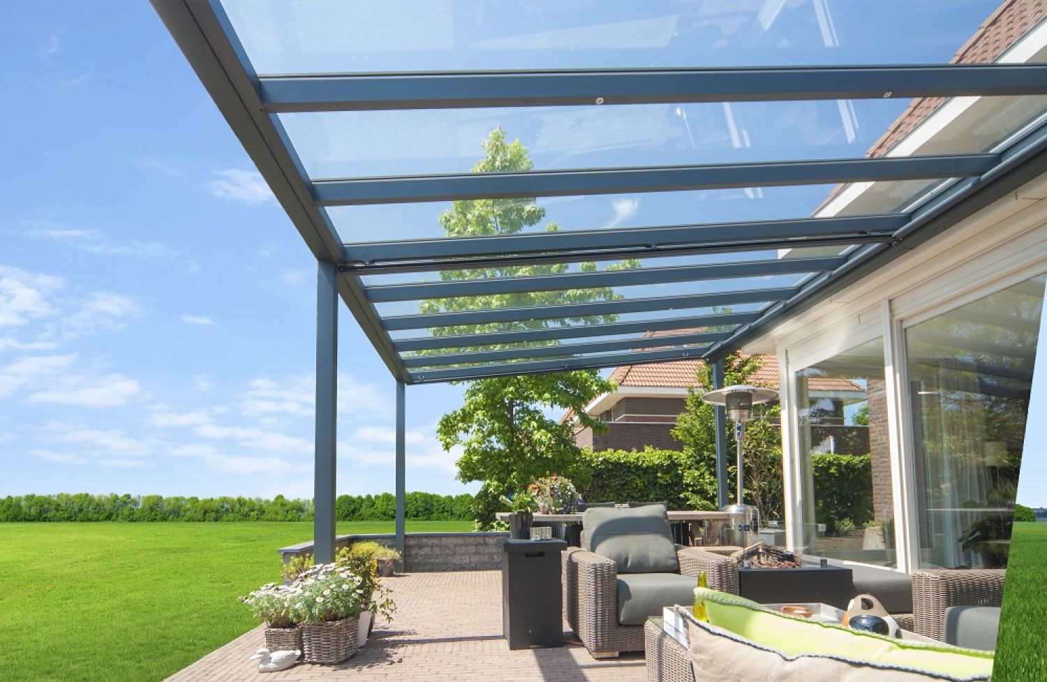 Greenline veranda 300x400 cm - polycarbonaat dak