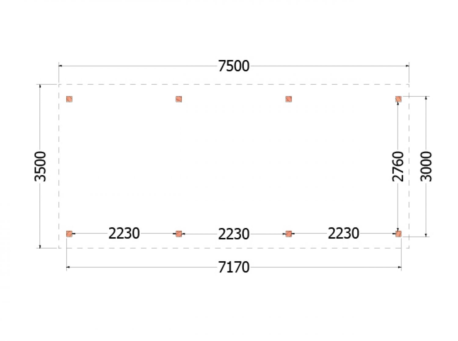 Overkapping-Zadeldak-Betula-750x350cm-plattegrond