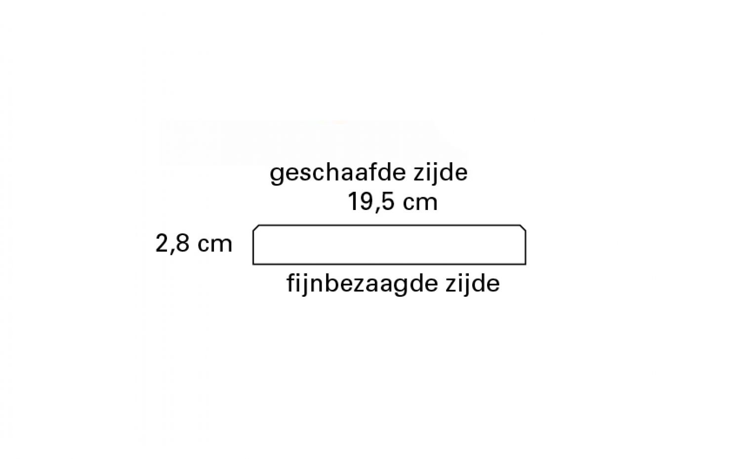 Geschaafde fijnbezaagde planken Douglas