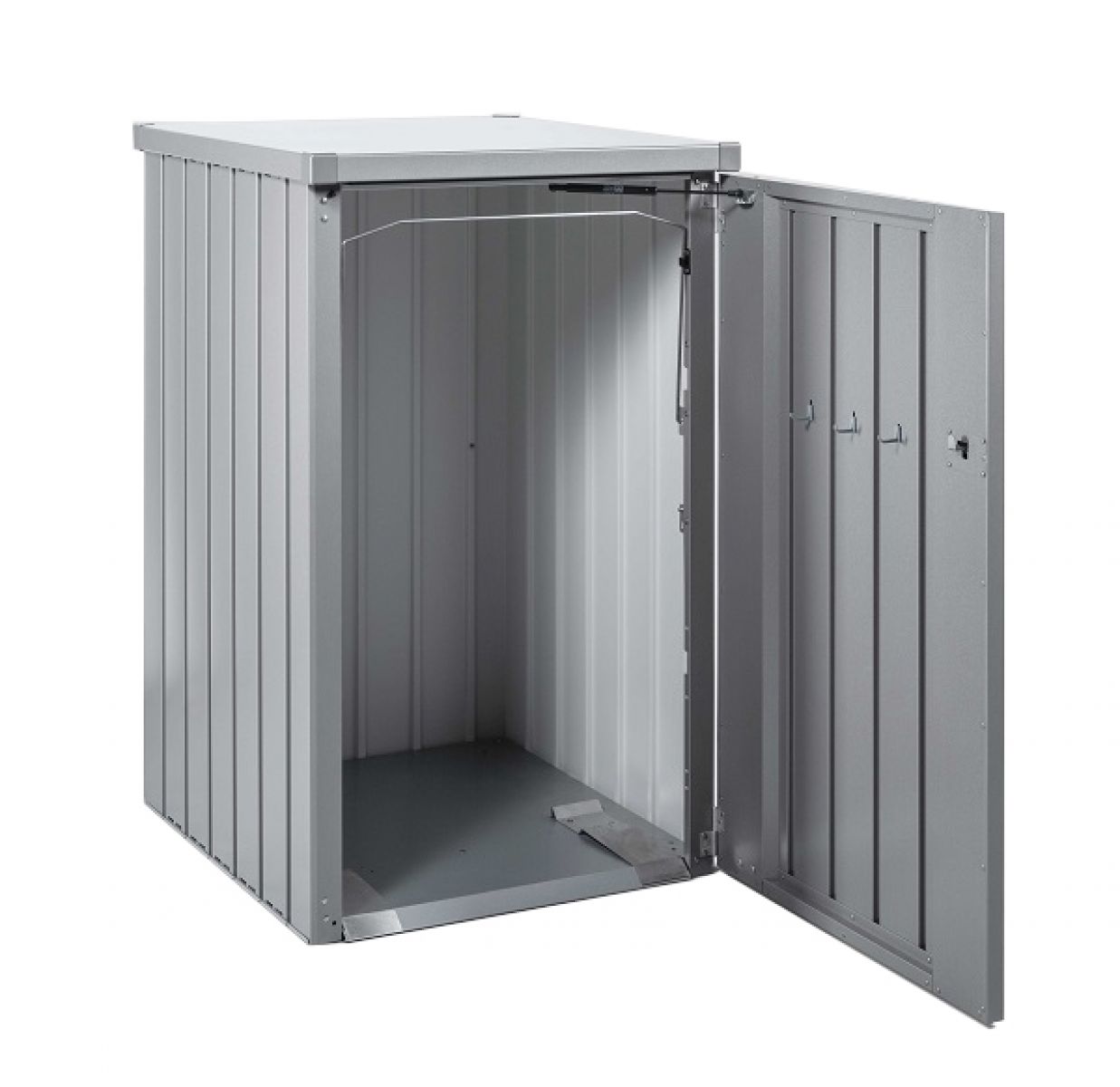Metalen kliko ombouw Alex 80x88x129 cm - Zilver/kwartsgrijs