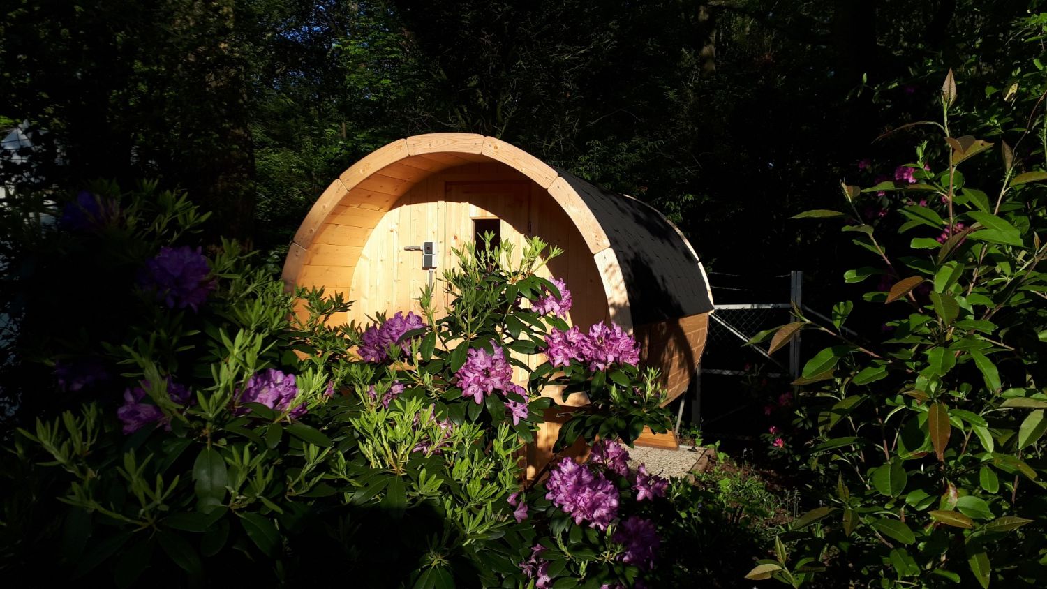Barrelsauna Ø195x300 cm - Vurenhout - Wassenaar
