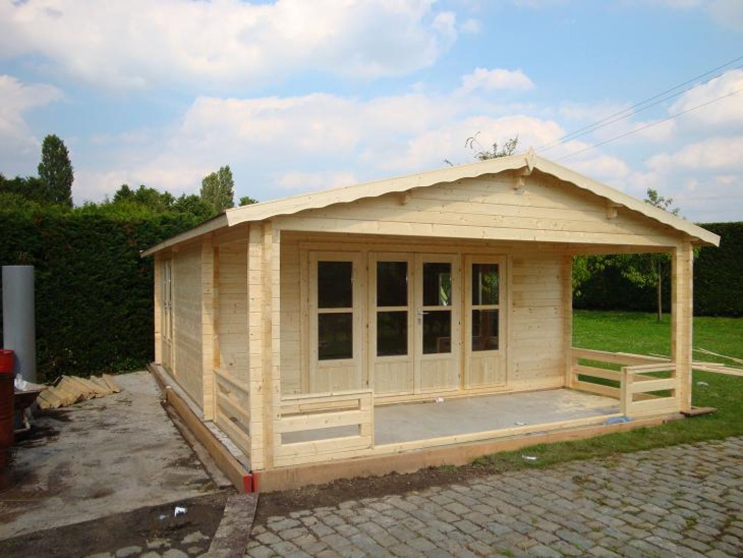 Tuinhuis Wigan 58mm 540x540x200 cm