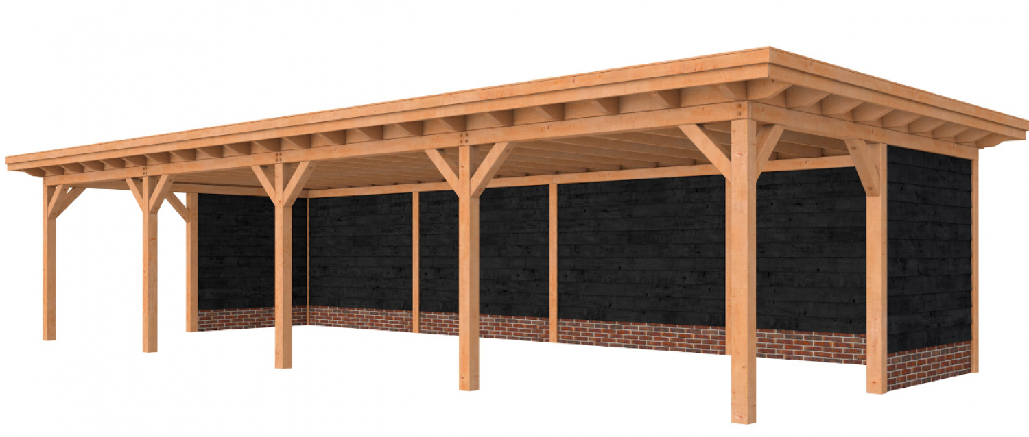 Douglasvision Overkapping Prestige 1200x500 cm - geïmpregneerd