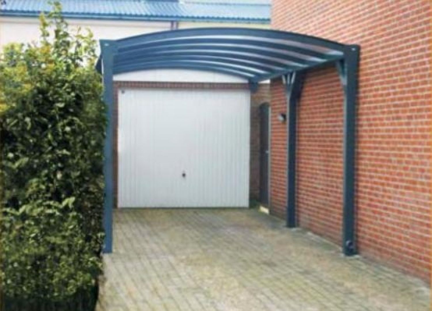 Aluminium Gebogen Carport 600x370 cm