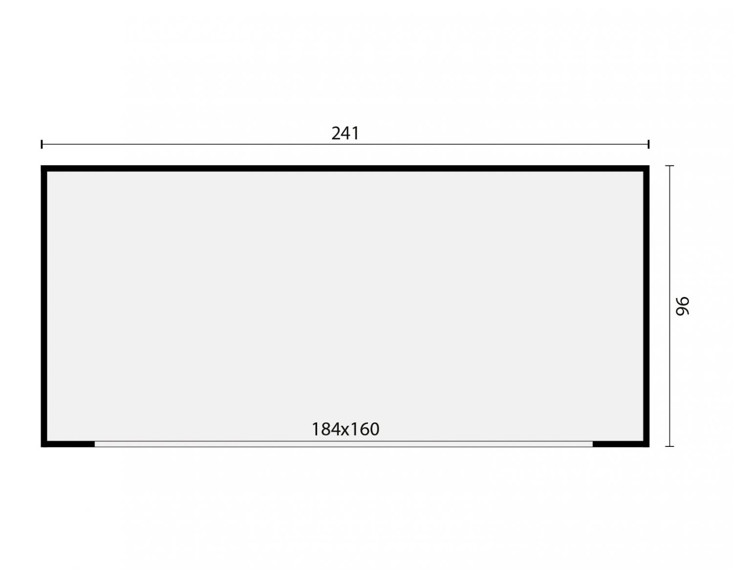 Containerberging Durbin 214x95 cm