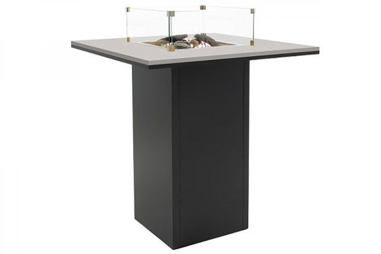 Cosiloft 100 Bar table zwart/grijs 100x100x110 cm