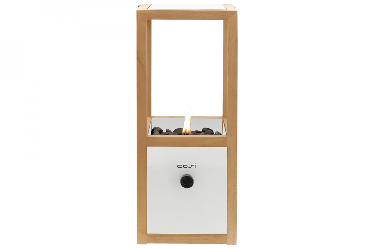 Cosiscoop Urban teak/wit 20x20x49,3 cm