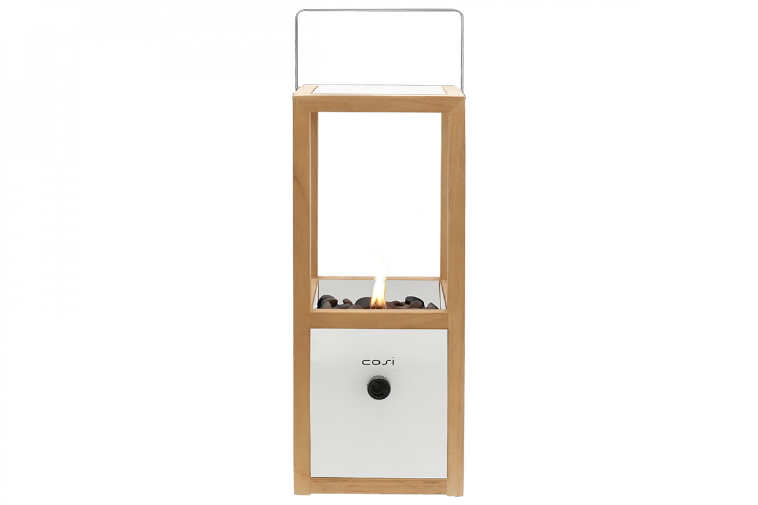 Cosiscoop Urban teak/wit 20x20x49,3 cm
