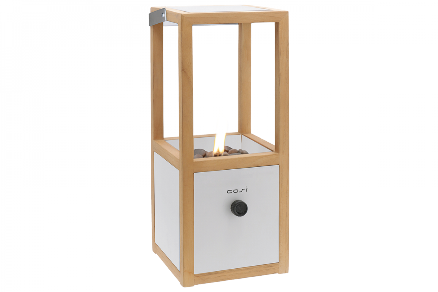 Cosiscoop Urban teak/wit 20x20x49,3 cm