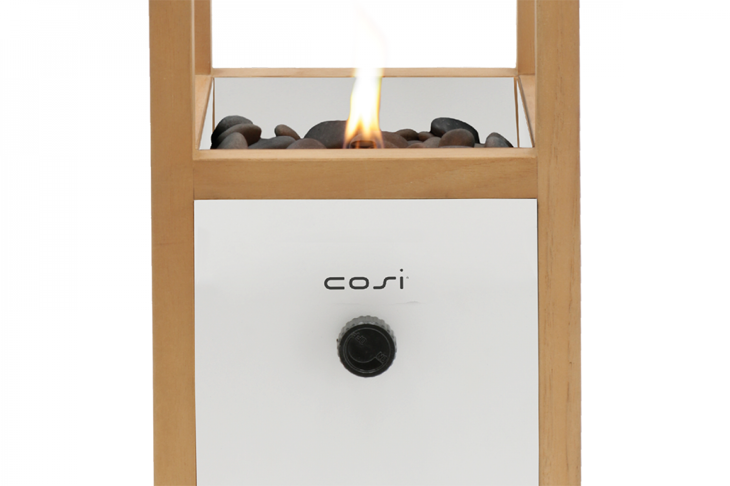 Cosiscoop Urban teak/wit 20x20x49,3 cm