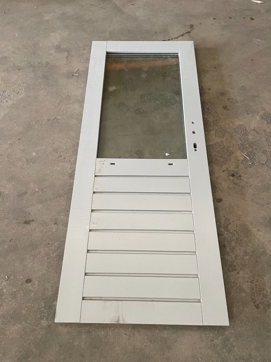 PE61 H Enkele Deur (Excl. Beslag, dubbel glas) 74x190 cm - Beschadigd - SALE01839