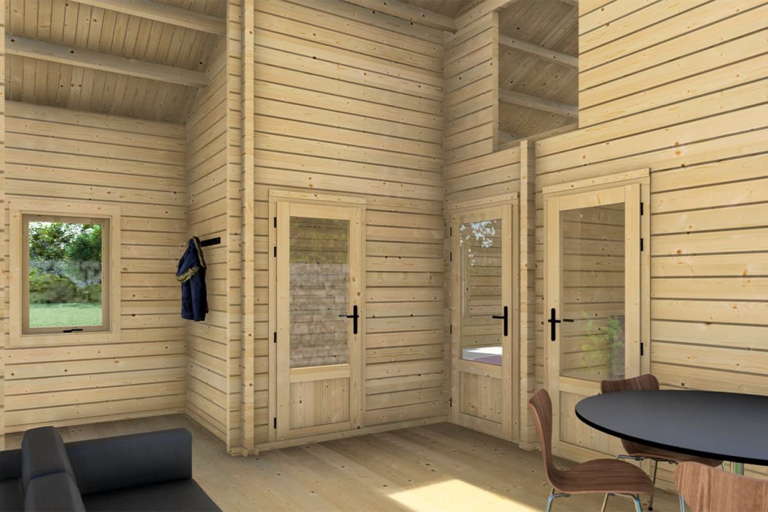 Chalet Innsbruck incl. slaapzolder - 588x896cm - 68mm