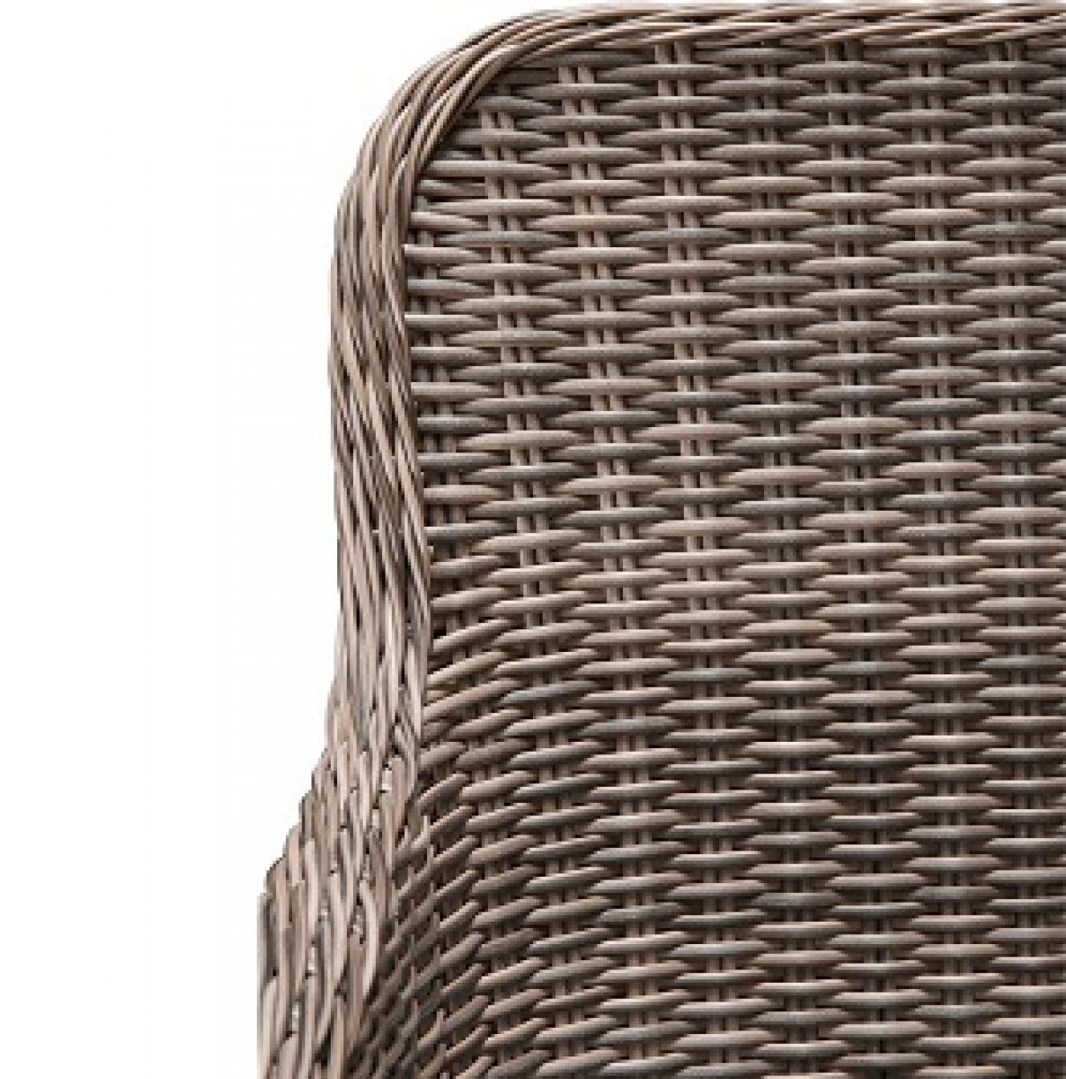 TIJDELIJK EXTRA GOEDKOOP! Dinnerset Kaapstad wicker tafel + 6 stoelen inclusief rugkussens