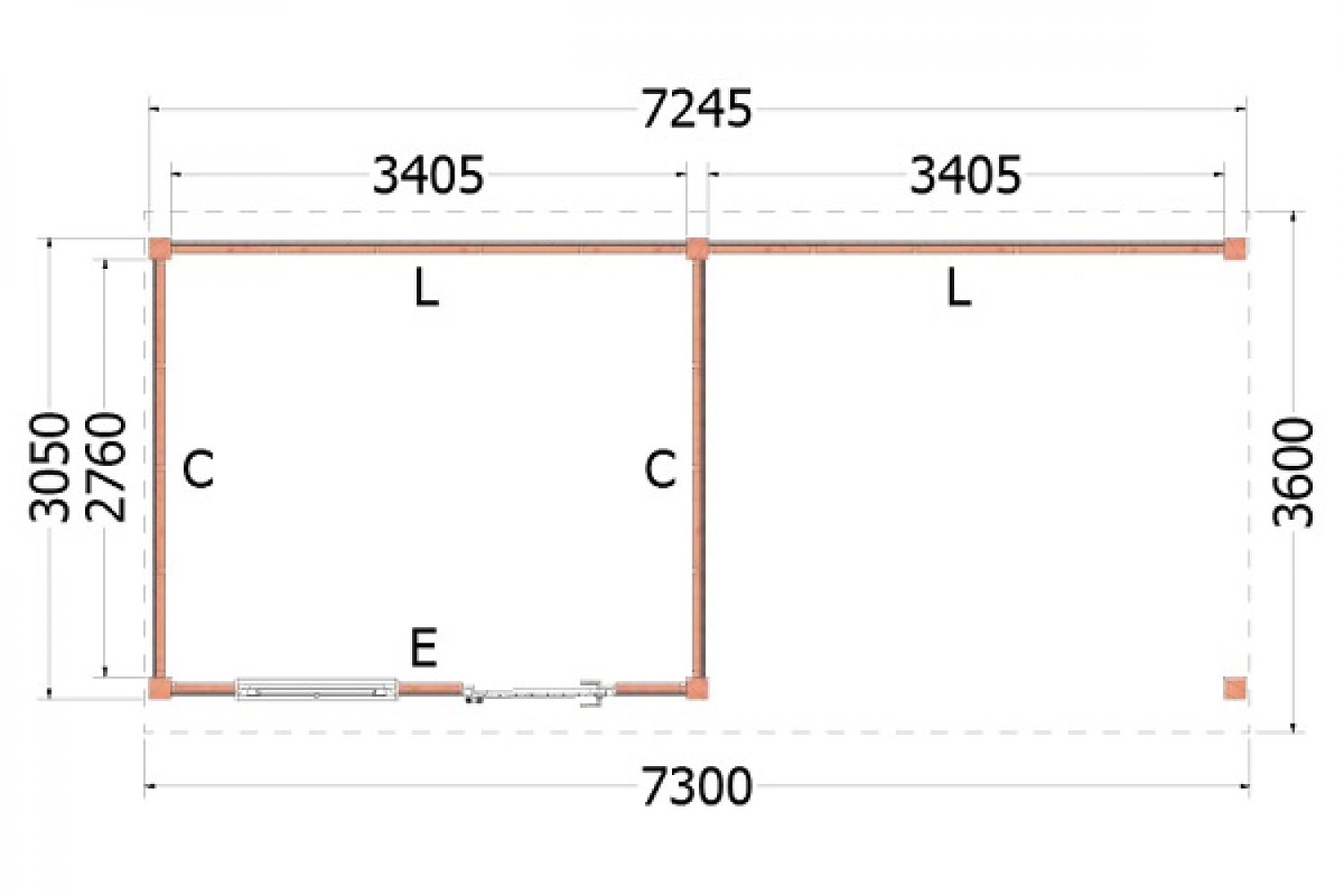 Kapschuur de Stee plattegrond