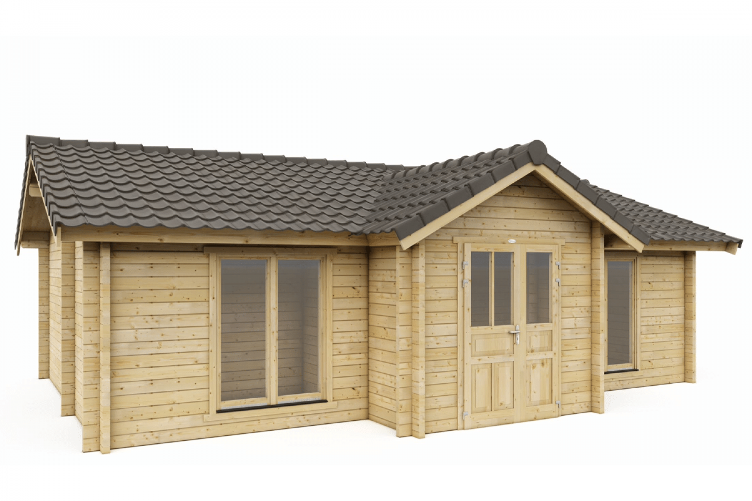 Tuinlodge 880x580cm + 294x100 cm 50mm