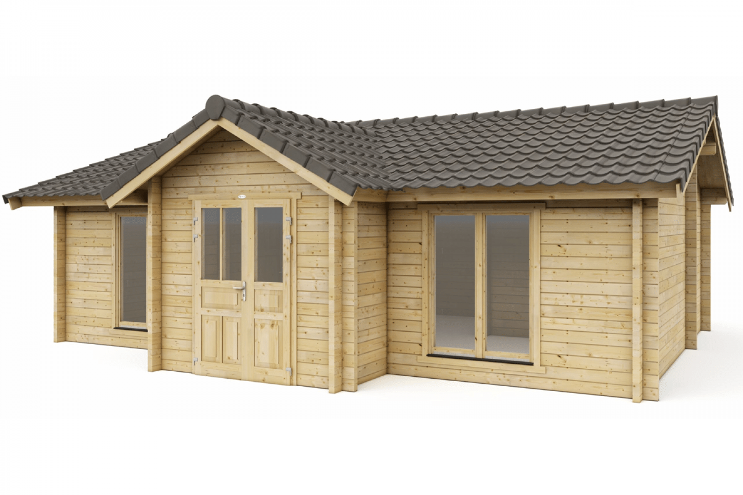 Tuinlodge 880x580cm + 294x100 cm 50mm