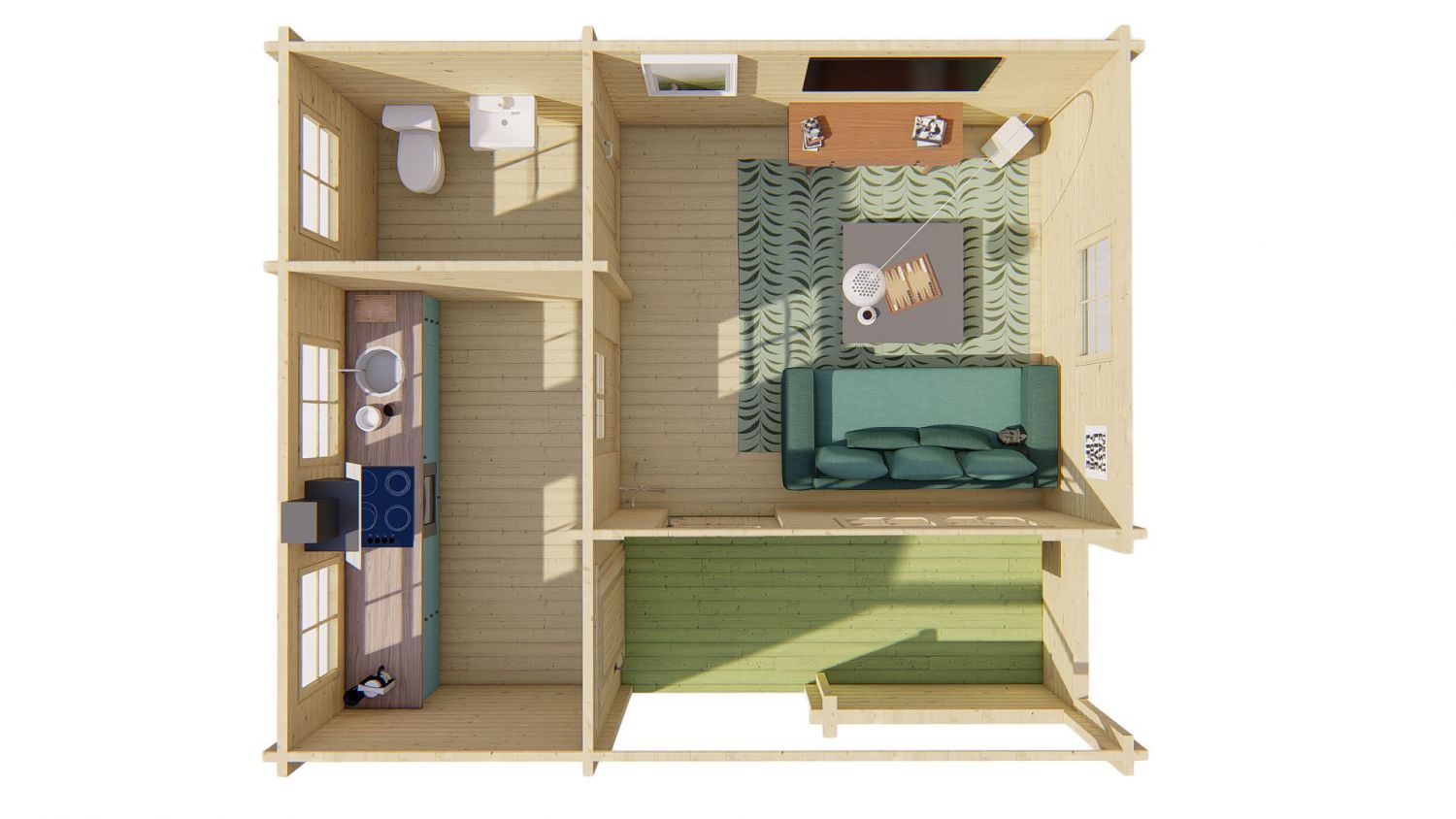 Chalet Morgenster / Edelweiss 600x510 cm