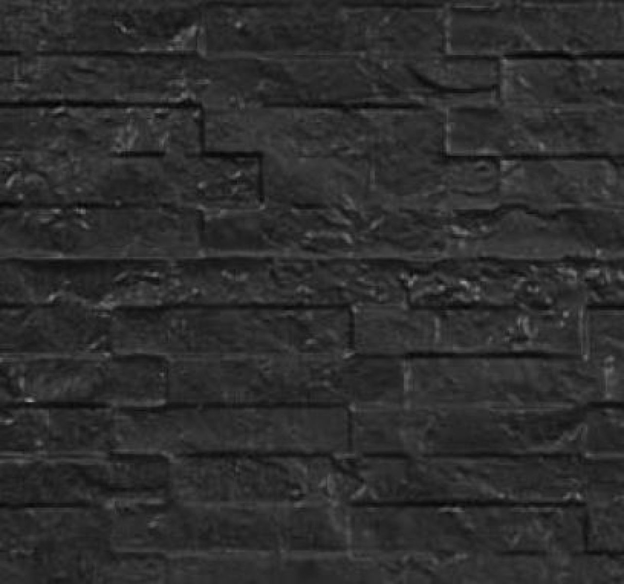 Betonnen onderplaat 2-zijdig leisteenmotief antraciet 4.8x26x184cm