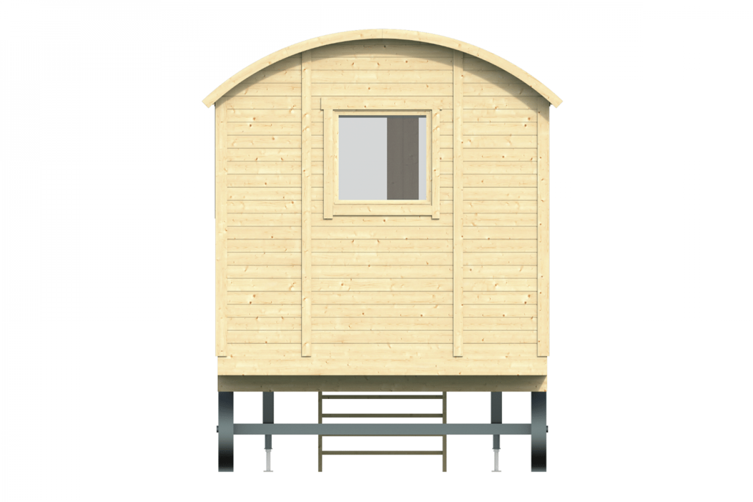 Pipowagen / Zigeunerwagen Paddy met veranda 480x240 cm
