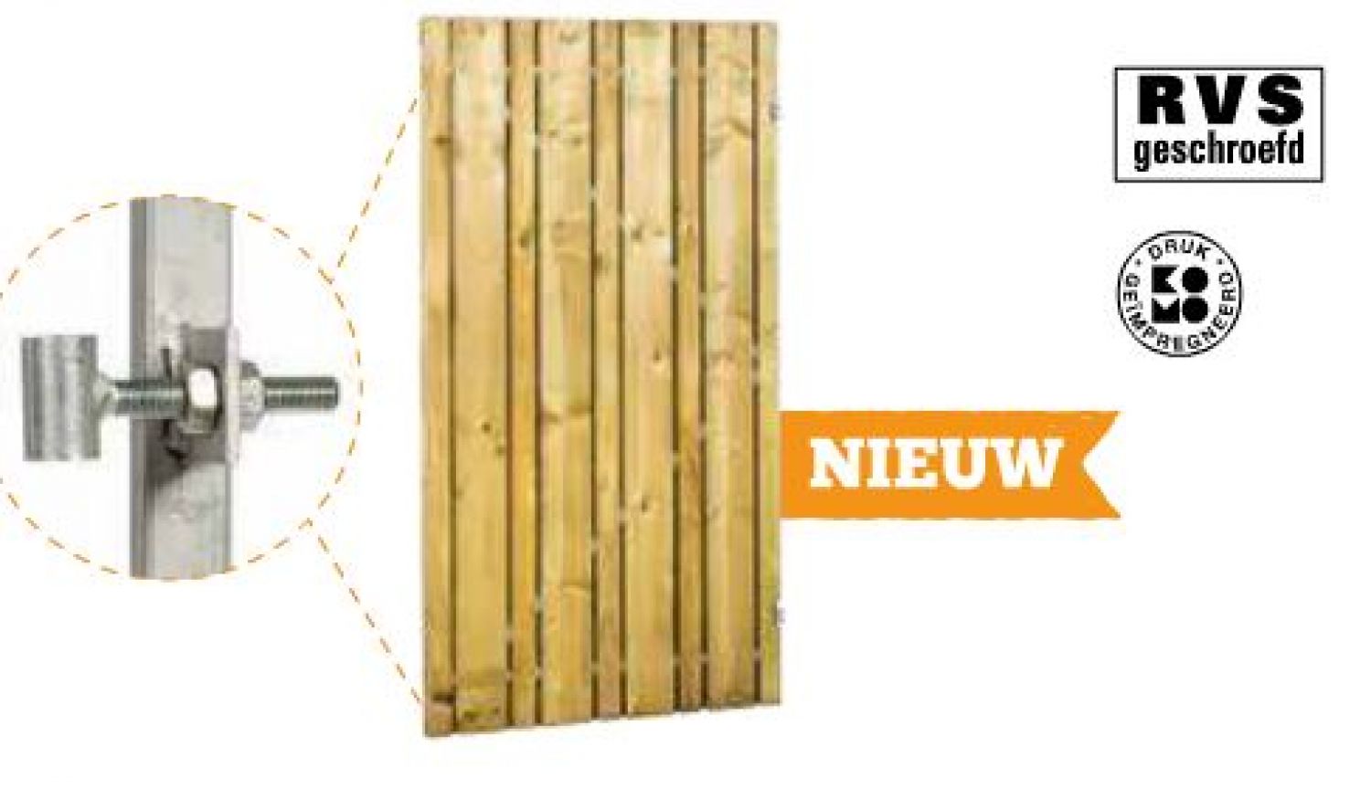 Plankendeur Linia geschaafd vuren 100x180cm