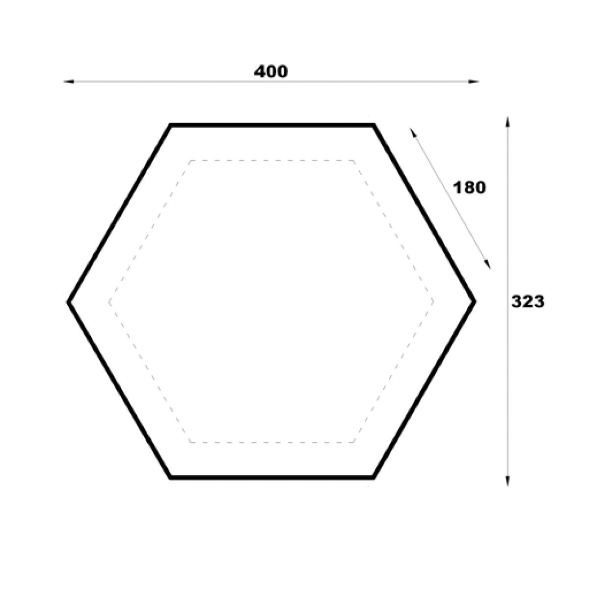 Prieel Groot diameter 400 cm plattegrond