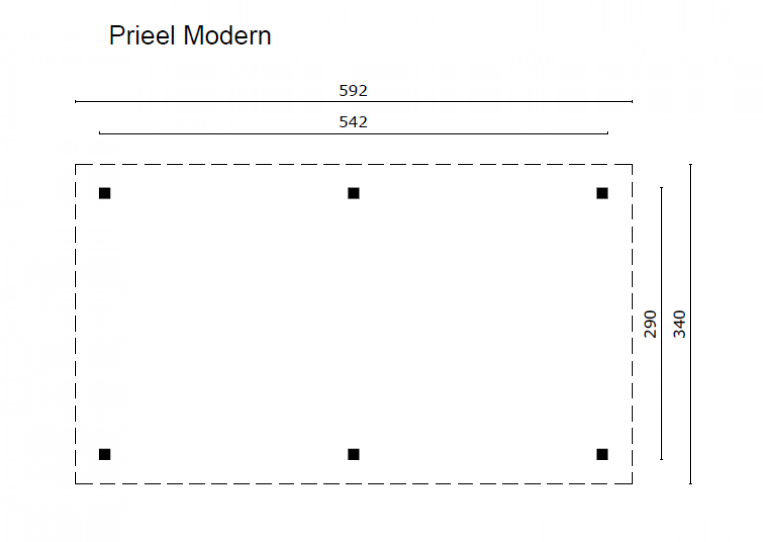 Prieel Modern Excellent 592x340 cm