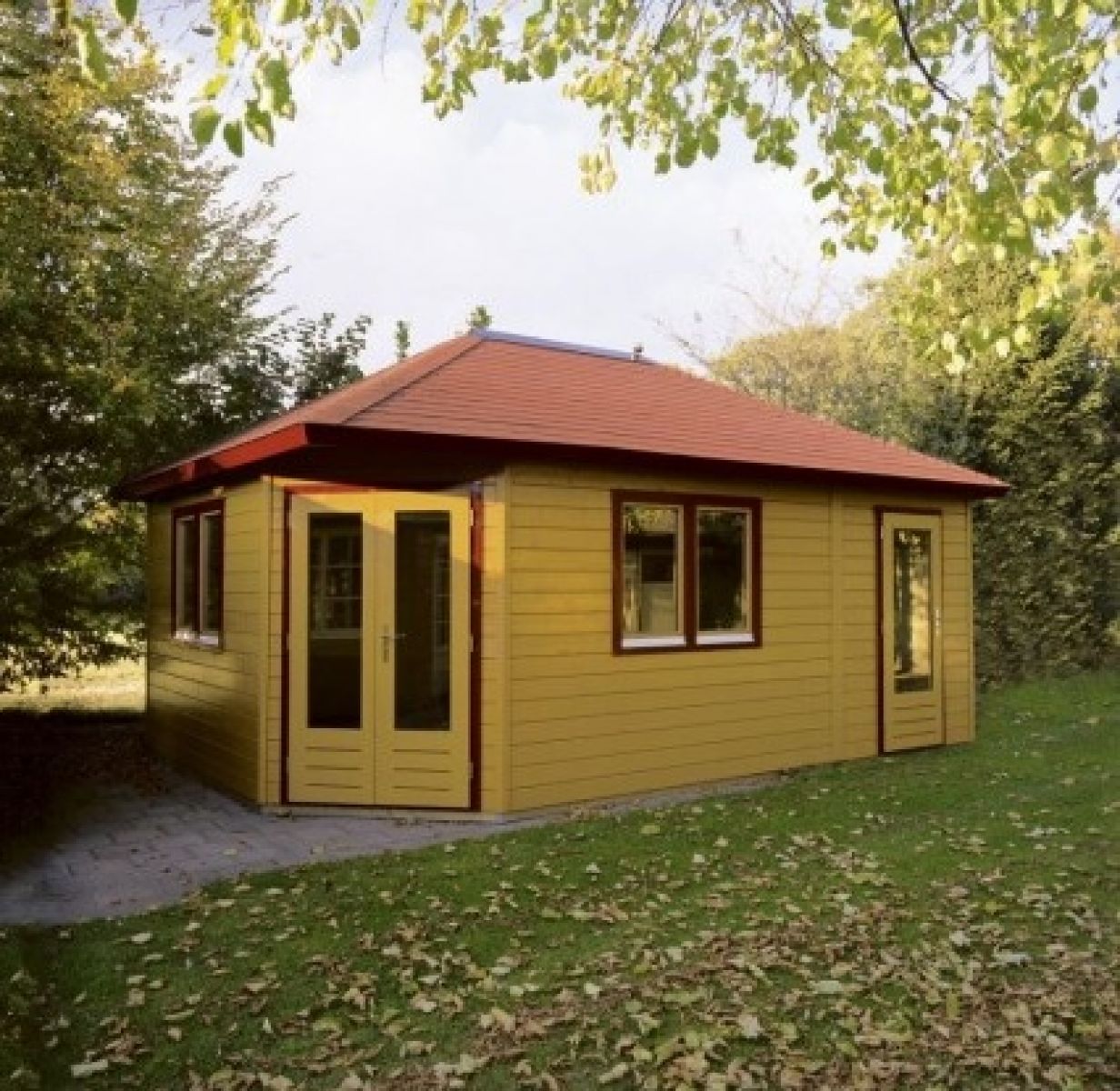 Lugarde Tuinhuis PFA12 600x420 cm - 44 mm - main
