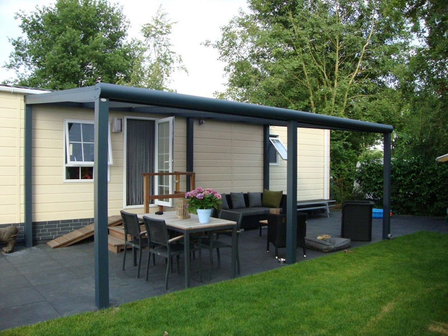 Veranda aan chalet