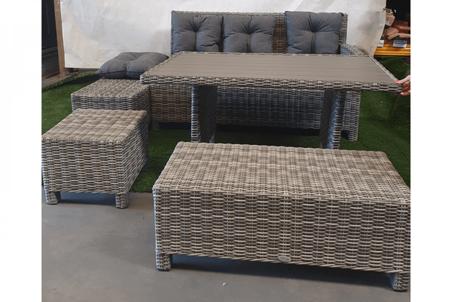 maart oneerlijk Verslijten SenS-Line Wicker Tuinset Barbados - SALE01309 | Van Kooten