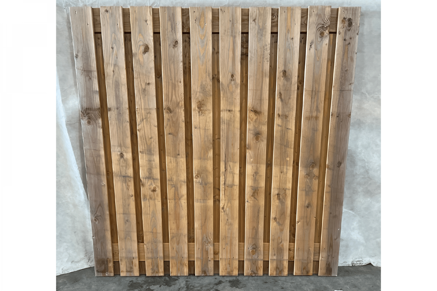 Lariks/douglas tuinscherm Zwarte Woud 180x180 cm - 5 stuks in 1 koop - SALE01378