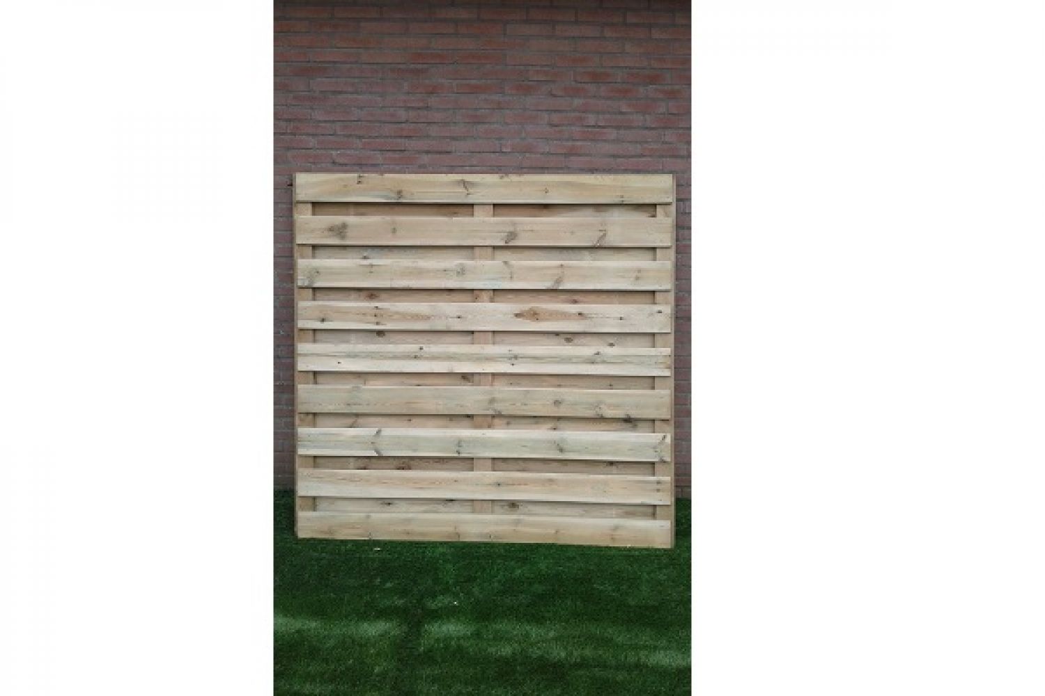 Betowoord plankenscherm grenen