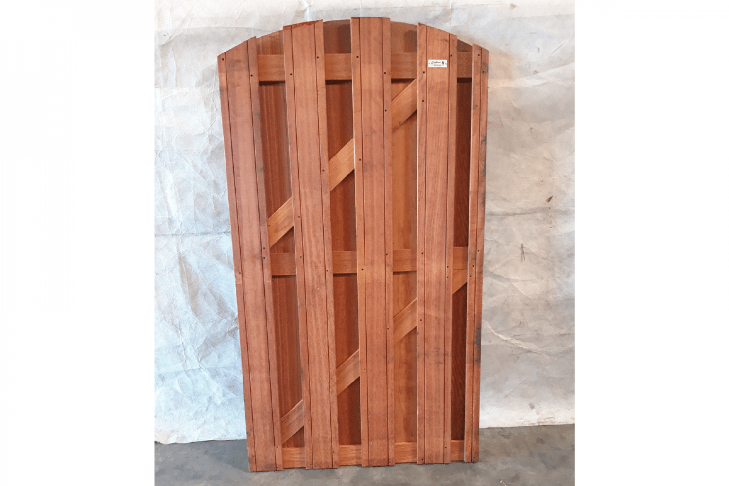 Hardhouten deur met toog 100x180 cm - Slechts 1 stuk beschikbaar! - SALE01609