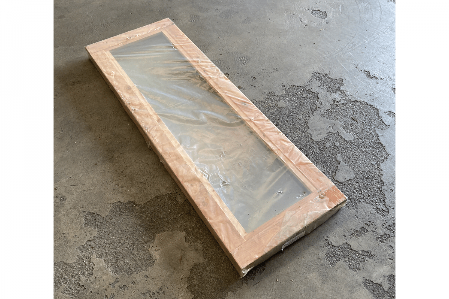Lariks vast raam 44x132 cm - Slechts 1 stuk beschikbaar! - SALE01682