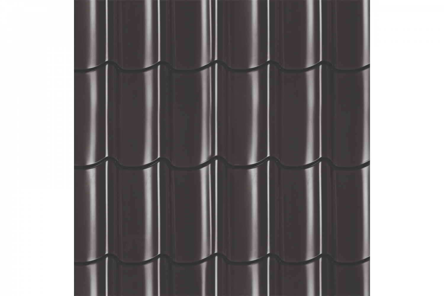 Dakpanprofielplaten zwart - 16 stuks 110x272,5 cm (47 m2) - incl. nokvorsten en bevestigingsmat - SALE01713