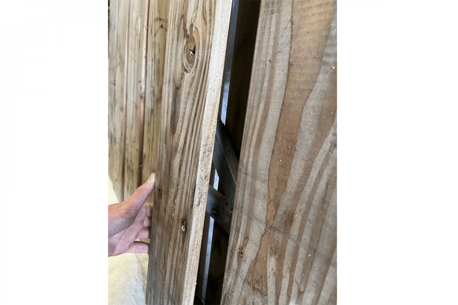 Tuindeur Privacy lariks/douglas 100x180 cm excl. beslag - SALE01716