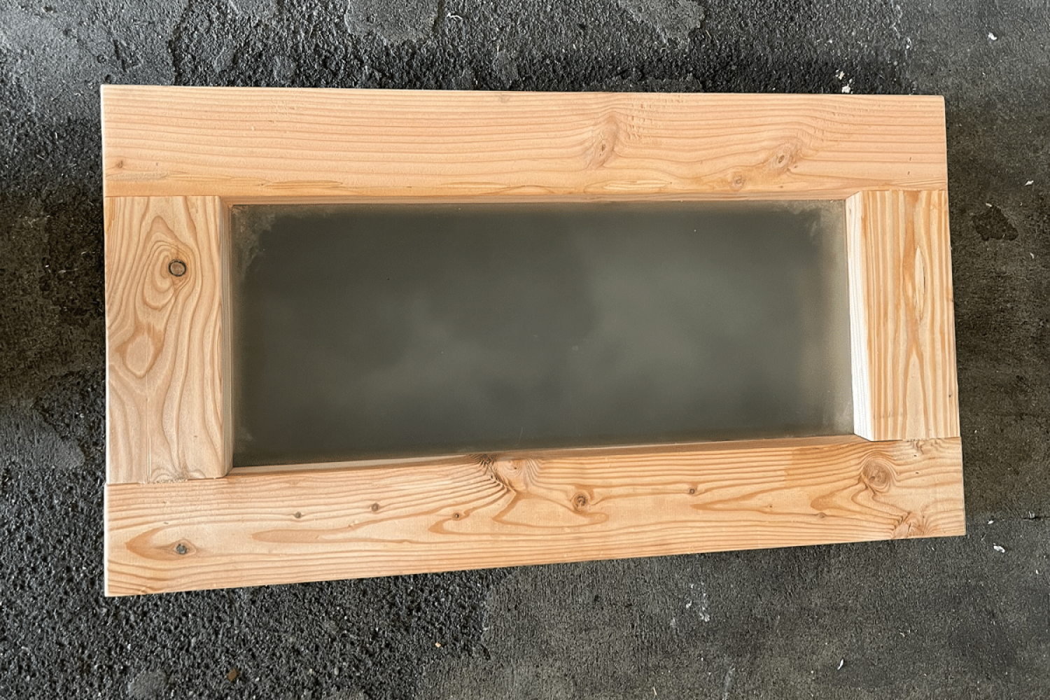 Douglas Vast raam met melkglas 72x40 cm - Blank - SALE01722