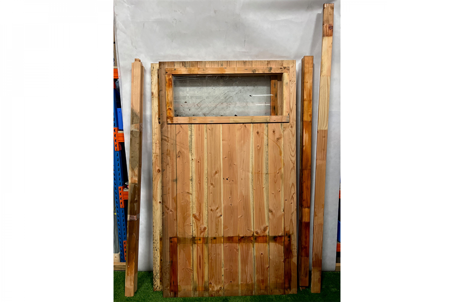 Douglas opgeklapte deur XL dubbel - 254x218 cm - SALE01015