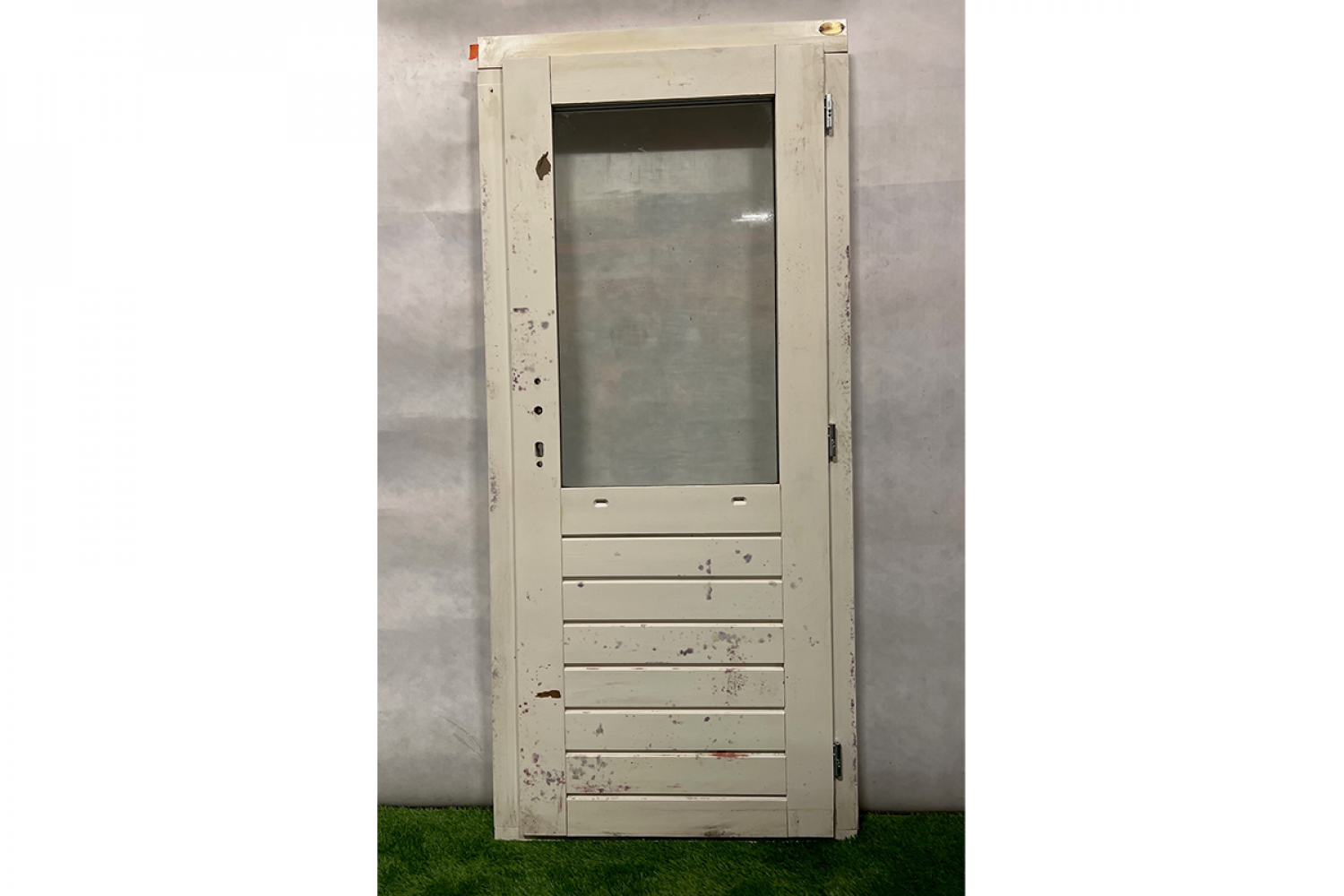 Deur 98x198 cm - wit gecoat, incl. kozijn en beslag - SALE01019