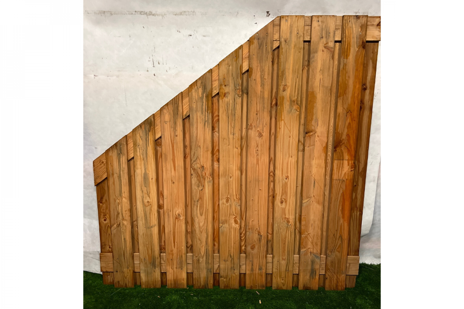 Lariks/douglas tuinscherm Zwarte Woud 180/90x180 cm - 4 stuks in 1 koop! - SALE01237