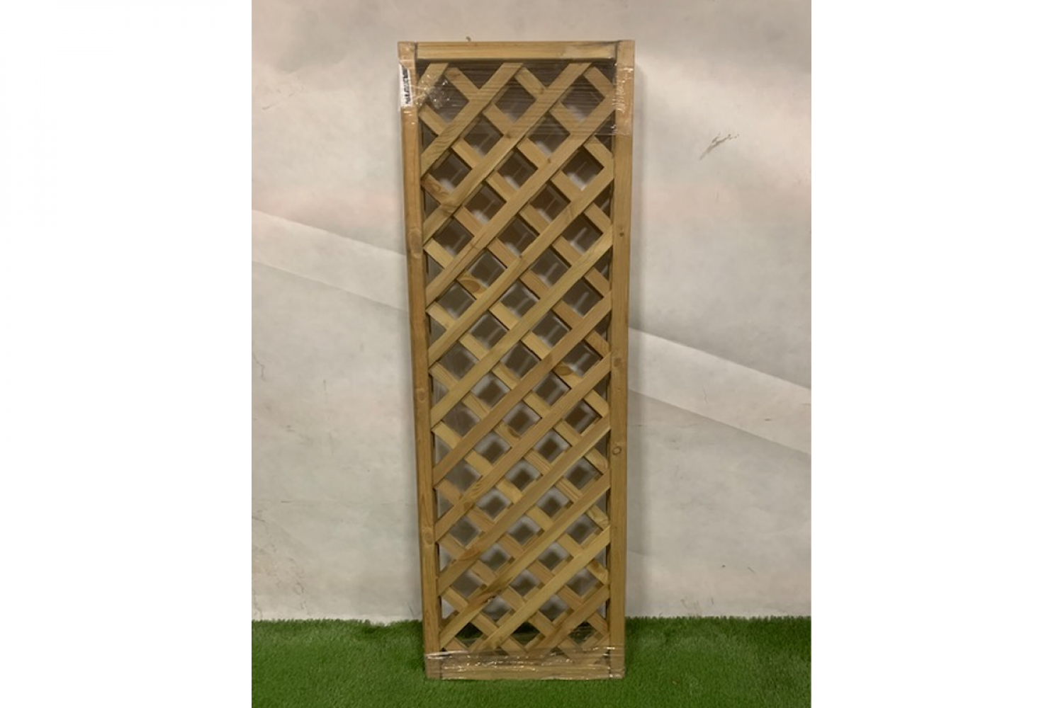Trellis recht met kader diagonaal 180x60 cm - SALE01250