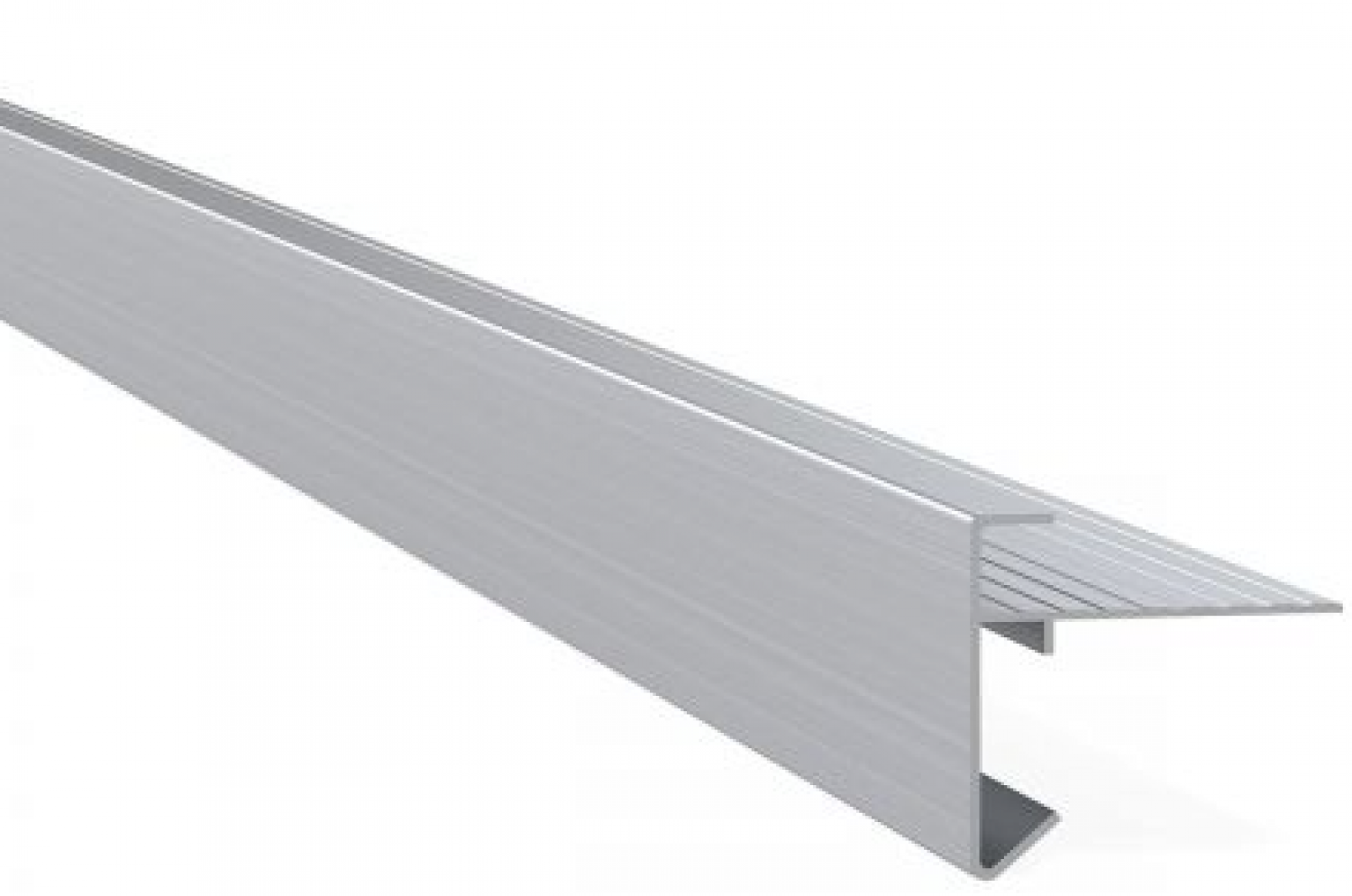 Aluminium daktrim recht stuk 35x28mm