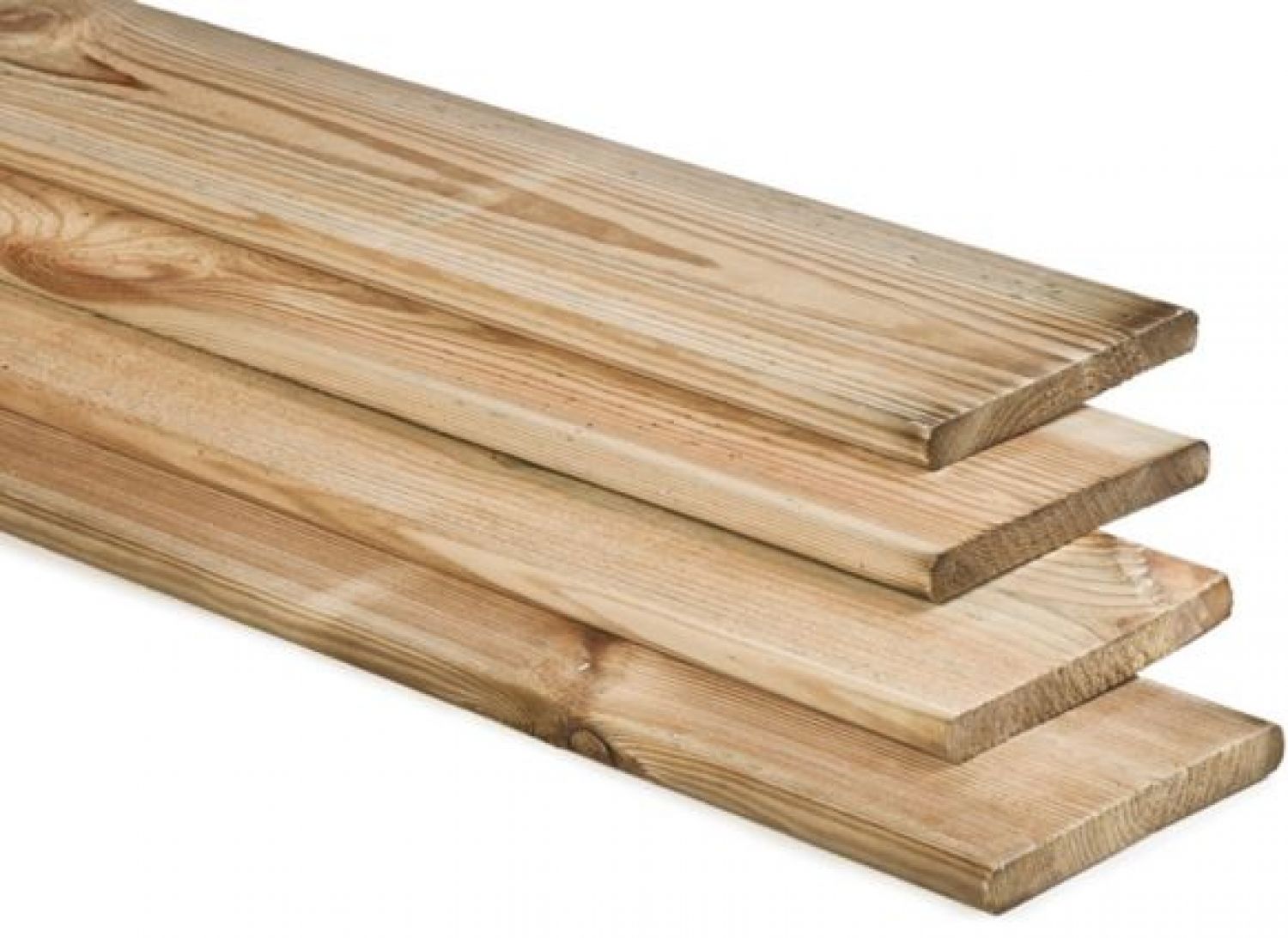 Schuttingplank geïmpregneerd grenen 1.6x14x180 cm