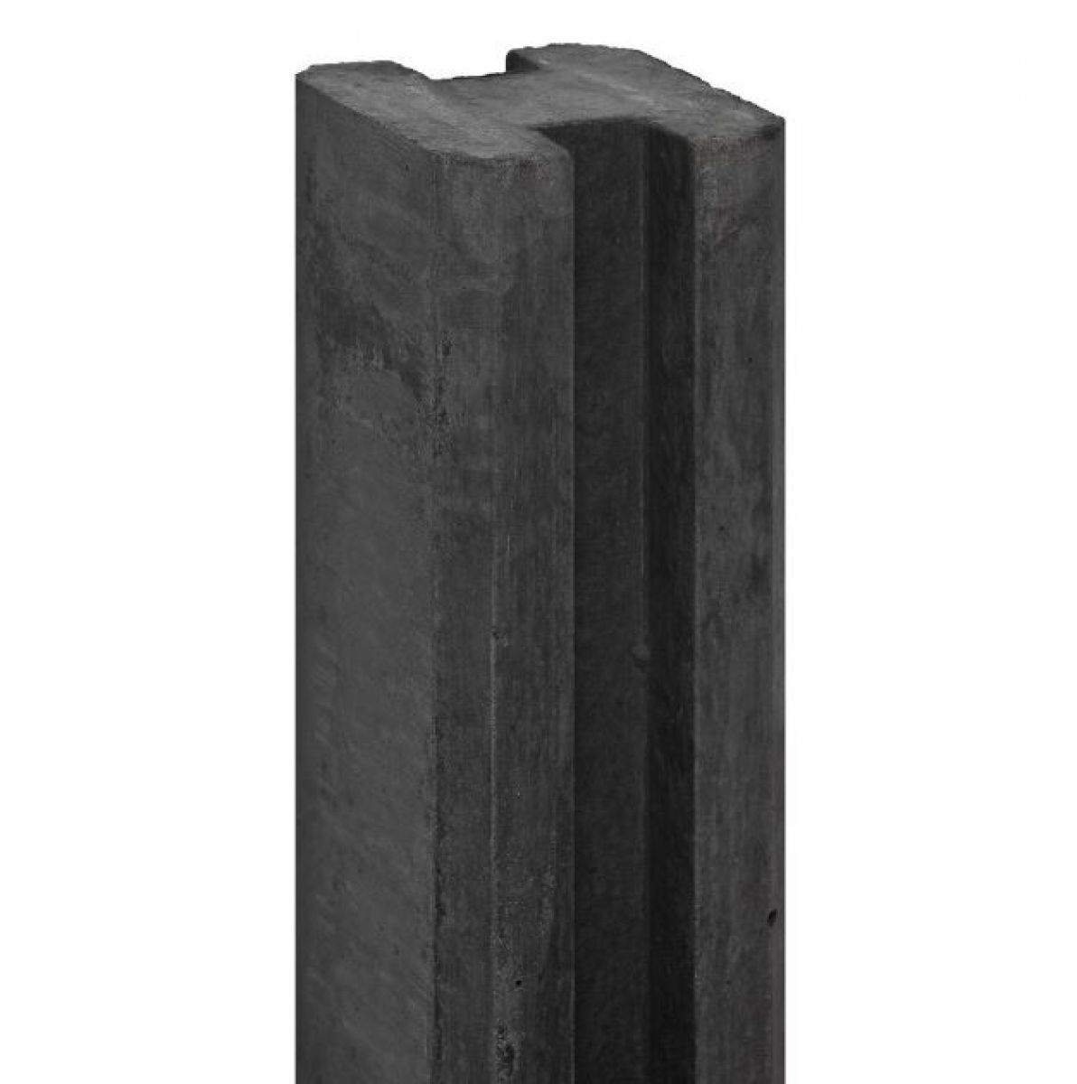 MEGA SALE! Betonnen Hoekpaal sleufpaal EXTRA LANG antraciet 11.5x11.5x316cm
