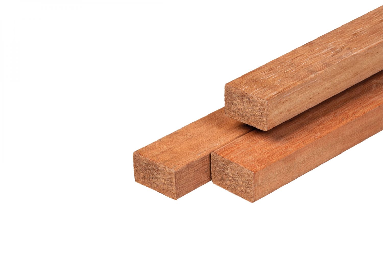 Hardhout fijnbezaagd timmerhout 4x9x300 cm