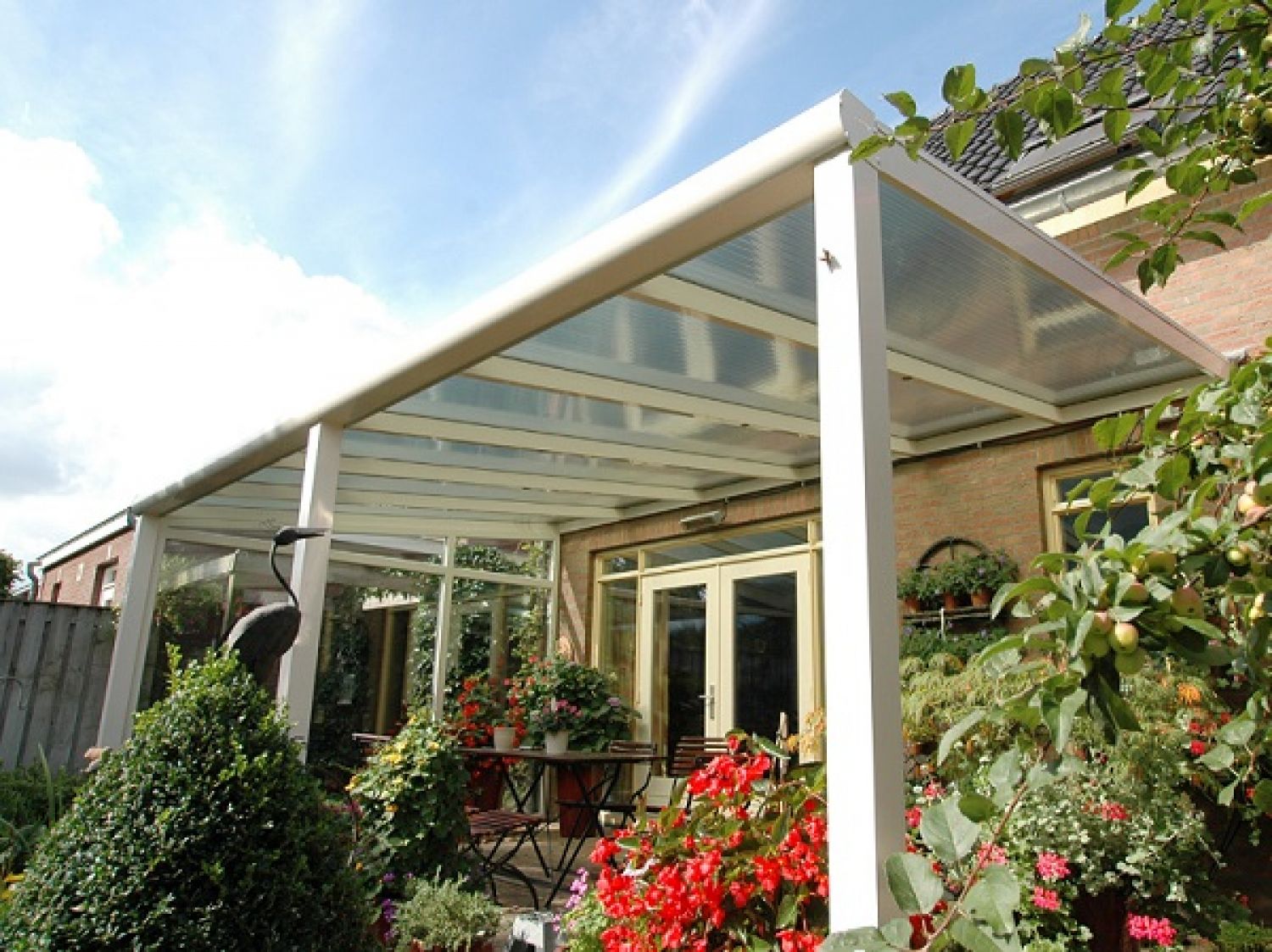 Profiline XXL veranda 1200x250 cm - polycarbonaat dak