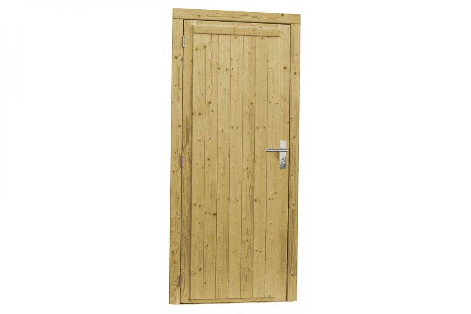 Woodvision Dichte deur 90x201 cm - Groen geïmpregneerd linksdraaiend